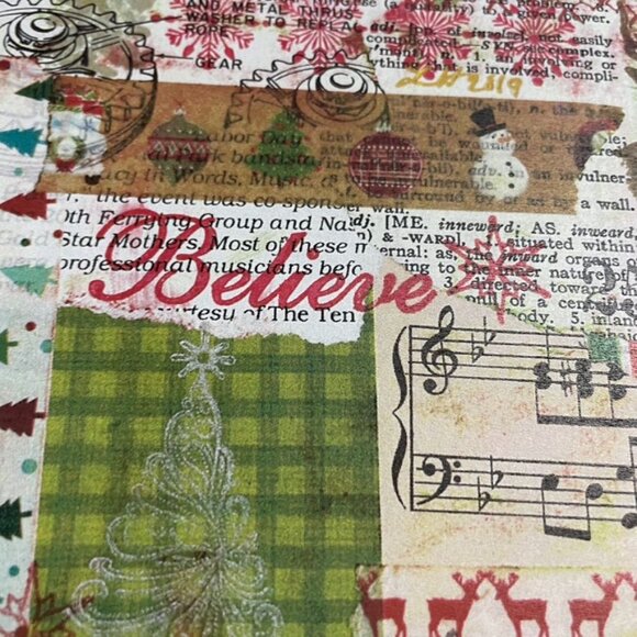 Christmas Junk Journal Ephemera Collage Prints 10 Pages Grunge Look mq - Picture 8 of 12